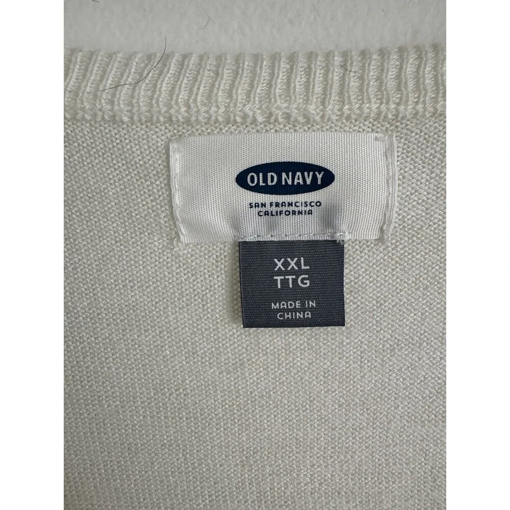 Old Navy Cardigan Sweater Womens Size XXL Off White Button Front Ivory NWOT - Picture 5 of 8
